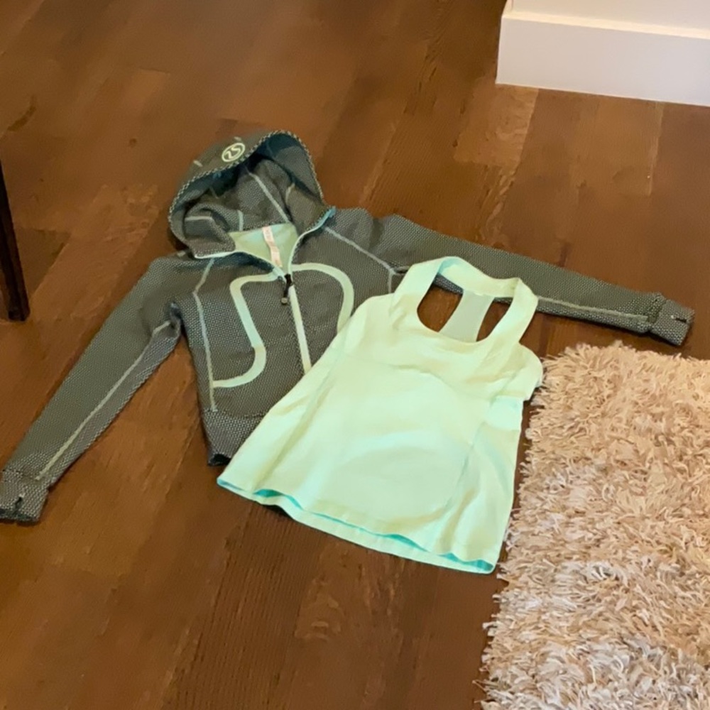 Lululemon jacket and top sold as a set.